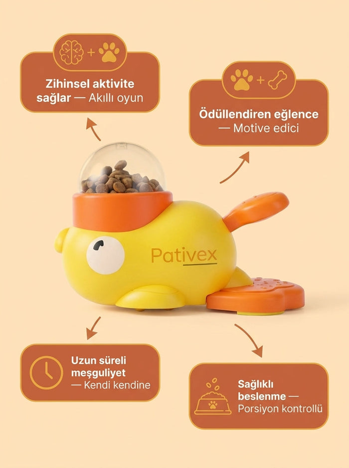 Pativex İnteraktif Ödül Mama Oyuncağı 3