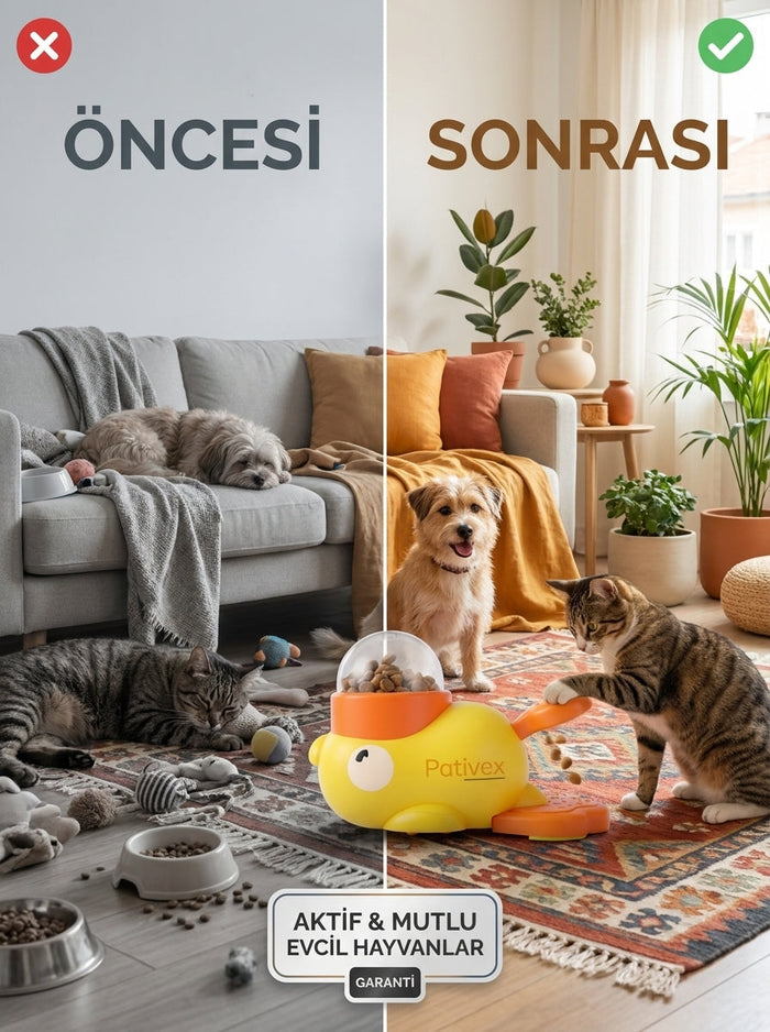 Pativex İnteraktif Ödül Mama Oyuncağı 7