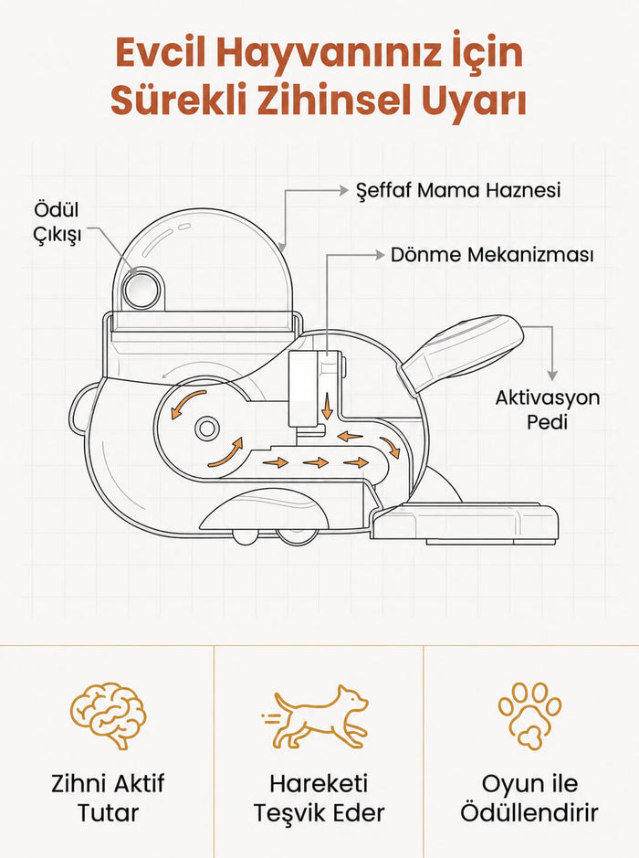 Pativex Zihni Çalıştıran Mama Oyuncağı